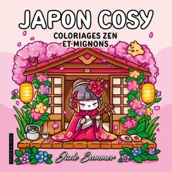 COLORIAGES ZEN ET MIGNONS (COSY COLO) - JAPON COSY - JADE SUMMER (LIVRE DE COLORIAGE)